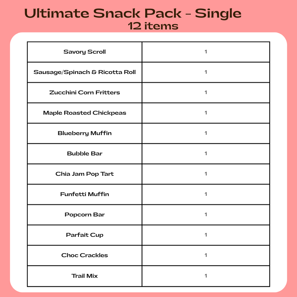 Ultimate Snack Pack - Single (12 items)