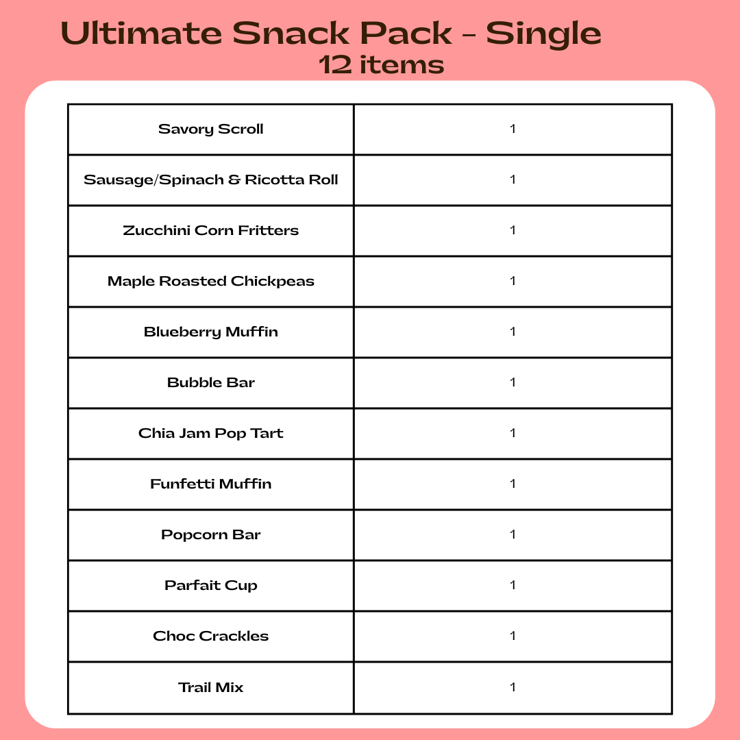 Ultimate Snack Pack - Single (12 items)