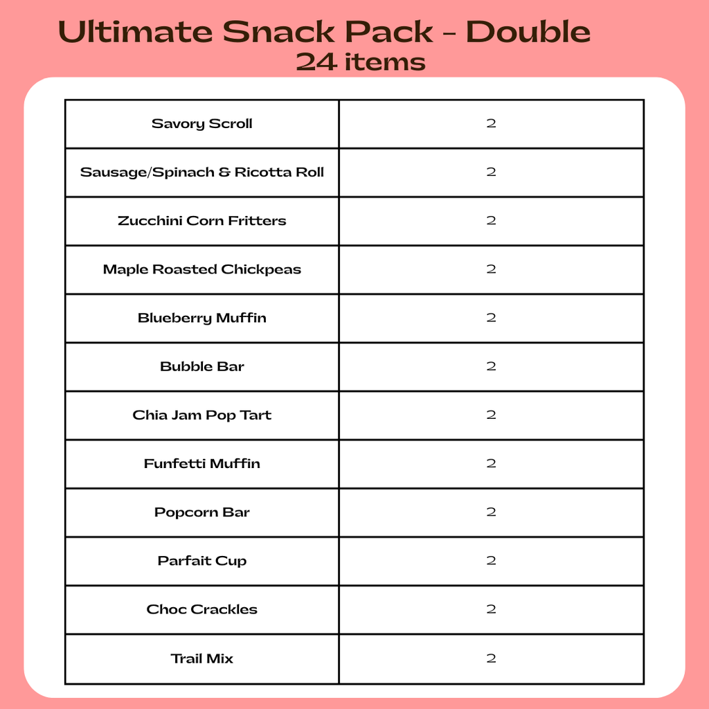 Ultimate Snack Pack - Double (24 items)