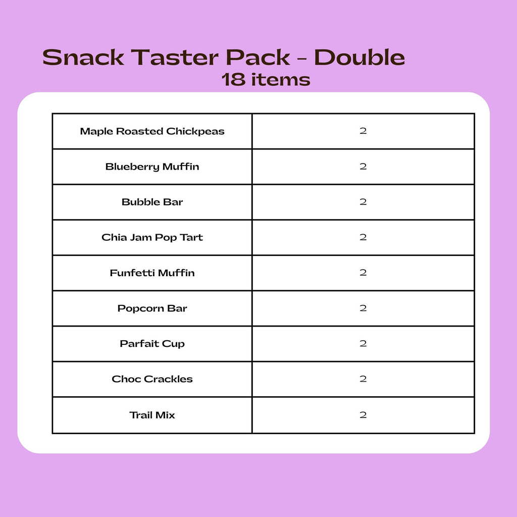 Snack Taster Pack - Double (18 items)