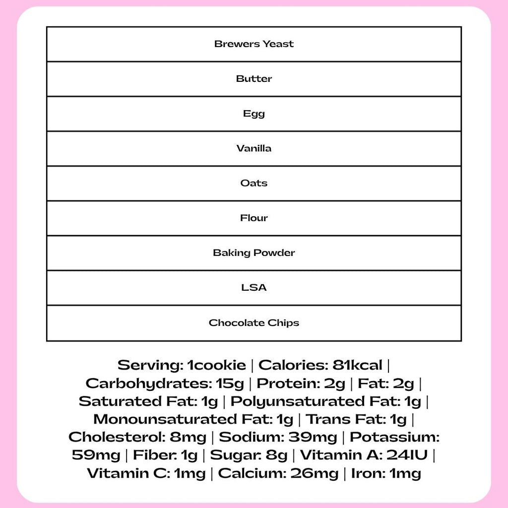Lactation Support Cookies